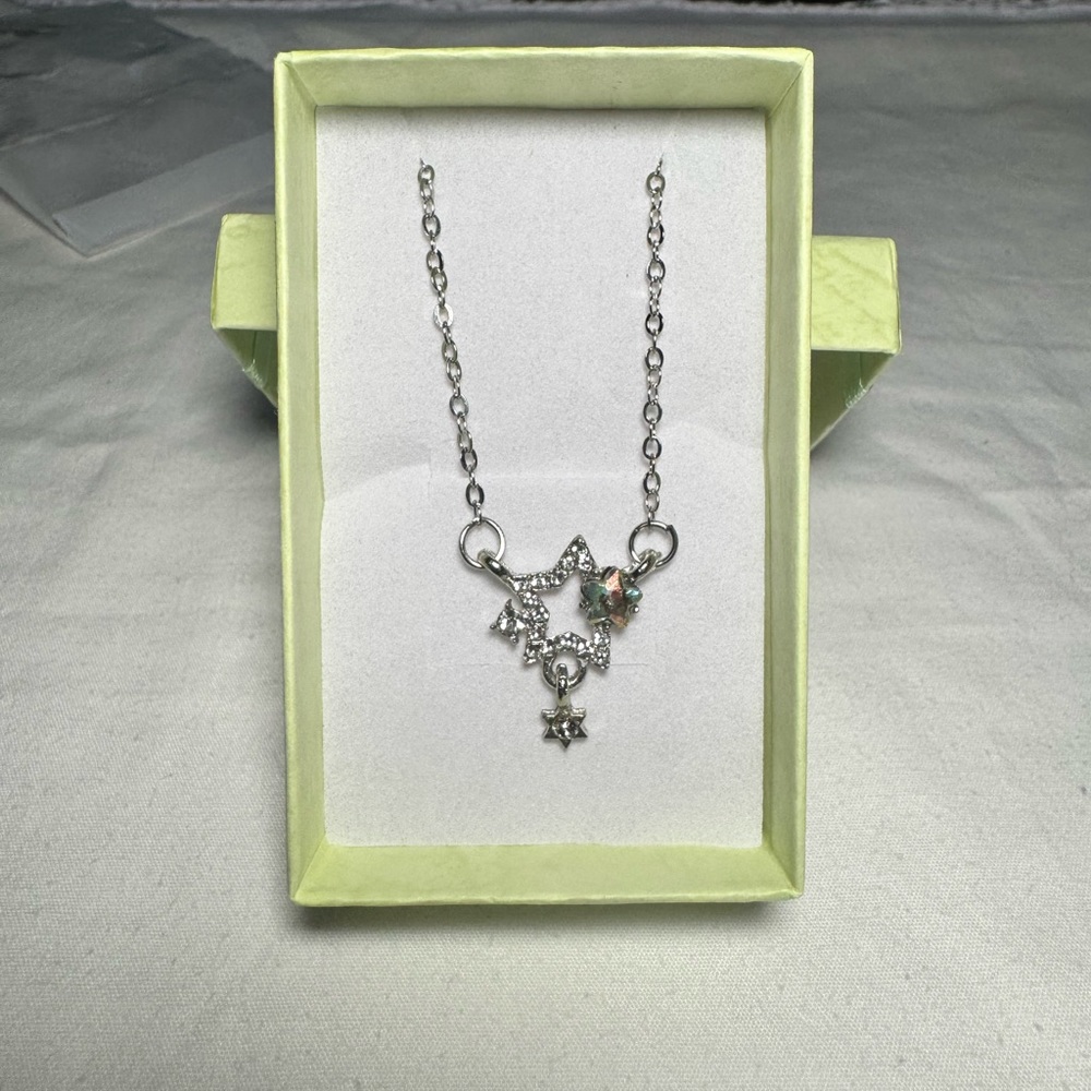 Iridescent Star Shimmer Necklace